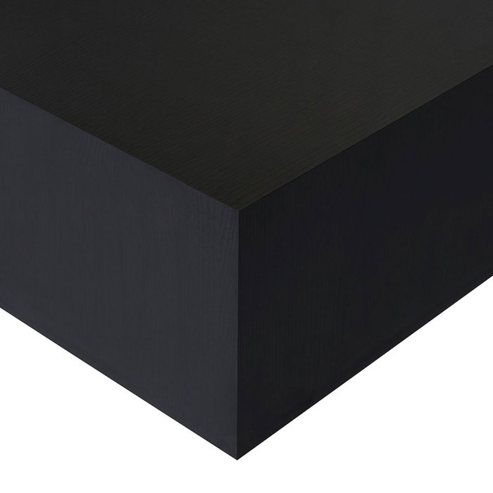 Hanah Home Prizma Mesa de Café Madera Negra
